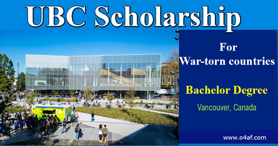 UBC's Full scholarship for students from a war-torn country ...