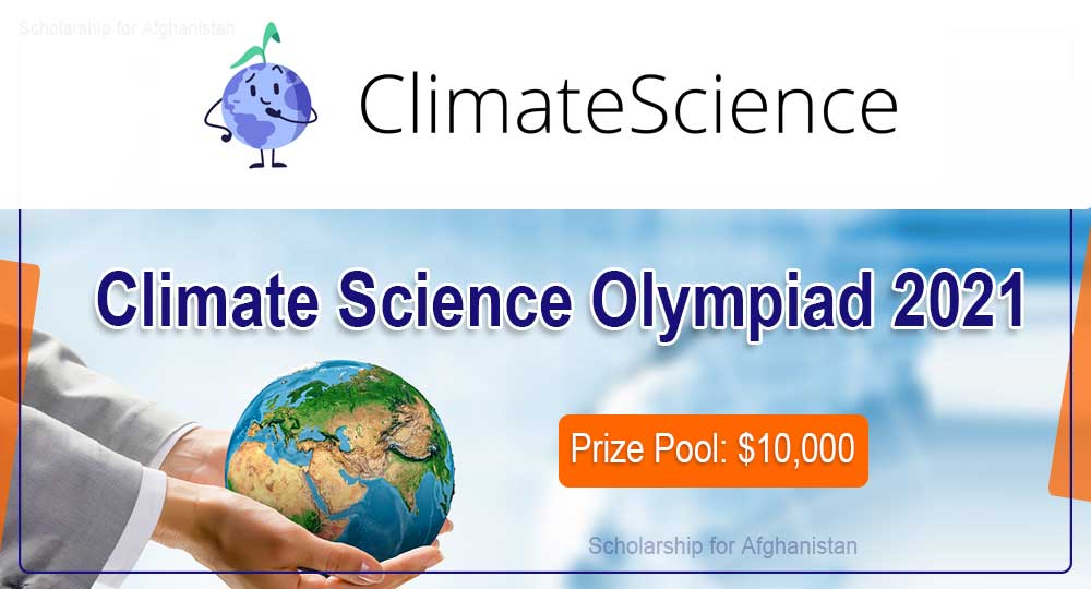 Climate Science Olympiad 2021 (10,000 prize pool and attendance in the