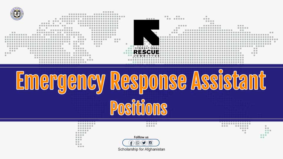16 ‘Emergency Response Assistant’ Positions by IRC in Different