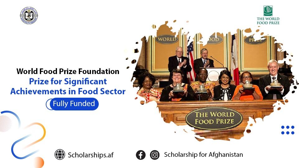 World Food Prize Foundation 2025 Prize for Significant Achievements in